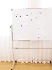 White Board Marker with Eraser White Board with Stand for Kids Big Drawing Board Teaching Blackboard