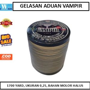 UWAIS STORE Gelasan Vampir Senar 0.25 Tajam Benang Layangan Sukhoi Seot Main Tarik Jepret 1700 Yard Silicone