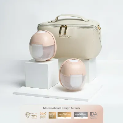 Máy Hút Sữa Không Dây Thế Hệ Mới MOOIMOM X1 Công Nghệ Làm Ấm Chống Tắc Tia Tăng Sữa Nhanh Có Kết Nối App