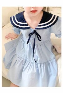 ชุดเดรส กระโปรงเด็ก kesorn shop รหัส004-042 ชุดแฟชั่นเด็กสไตล์วิทยาลัย ขุดน้ำหนักเบาสวมใส่สบายระบายอากาศได้ดี สำหรับน้อง 2-7 ปีโดยประมาณ