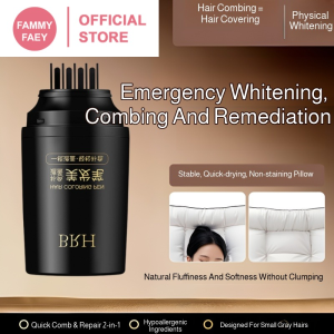 【FAMMY FAEY】Double-Tooth Comb to Cover Gray Hair Black Hair Hairdressing Comb Hair Dyeing Comb Not Easy to Fade Gray Hair Quick Cover Hair Dyeing Pen遮盖白发美发笔