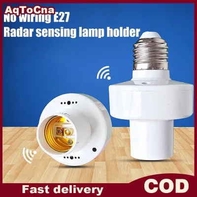 AqToCna Led giữ đèn PIR cảm biến chuyển động E27 cho bóng đèn LED tự động cơ thể con người giữ đèn thông minh cuộc sống thông minh cho phòng khách gia đình
