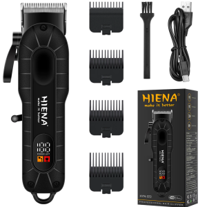 HIENA HYN-223 Set Professional Hair Trimmer Low Noise Man Hair Clipper Rechargeable Wireless Trimmer Cordless Hair Cutting