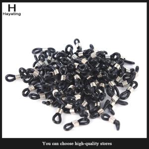 Hayating 100Pcs Eye Glasses Spectacle Chain Strap Holder Rubber Loop Ends DIY Fashion