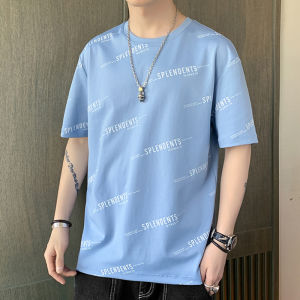LHFriday เสื้อแฟชั่นผู้ชาย มากับลายภาษาอังกฤษสุดเท่🤍บุคลิกภาพ ฤดูร้อนเทรนด์ใหม่ผู้ชายใส่สบายๆ😎เนื้อผ้านุ่มเด้ง แมทช์ง่ายปังมาก🔥