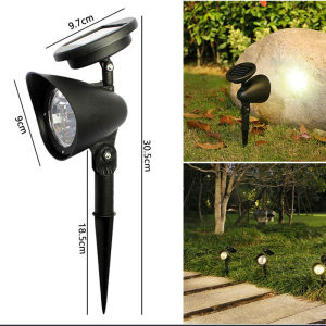 MLADEN LED Solar Lights Adjustable Landscape Spotlights Raya Lampu Garden Decor Outdoor Waterproof Landscape Lighting