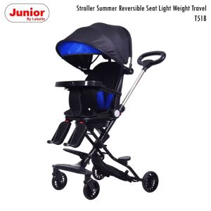 Junior Labeille T518 Baby Stroller Lipat Stroller Summer Reversible Seat Light Weight Travelling Kereta Dorong Lipat Bayi Anak Kidu Baby