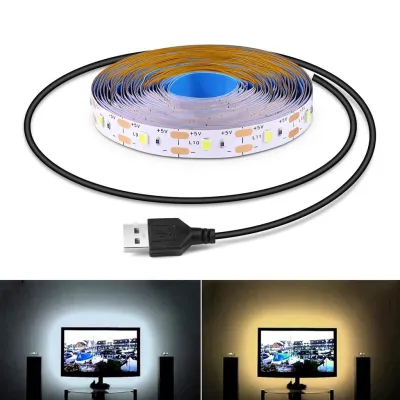 LED Strip 5V USB 2835 Flexibel Light Tape 0.5m-5m Lampu Led Strip Lights Tv Backlight