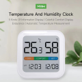 Miiiw Temperature And Humidity Clock Automatic Measurement with Time/Date/Temperature/Humidity/Graphic Display. 