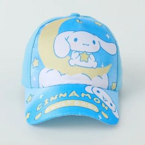 Sanrio Kids Hats Melody Kuromi Cartoon Cinnamoroll Series New Design Sun Visor Baseball Adjustable Snapback Cap