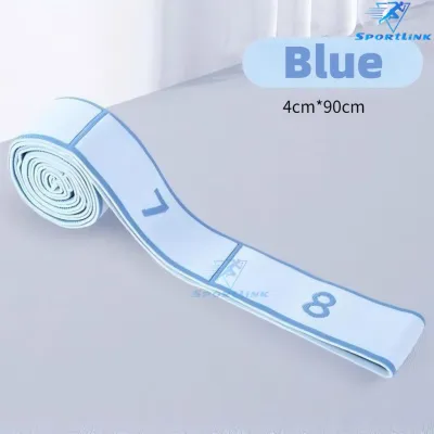 SG Stock.Adjustable Yoga Stretch Strap 8-Loop Yoga Strap with Numbered Loops Premium Yoga Stretching Band