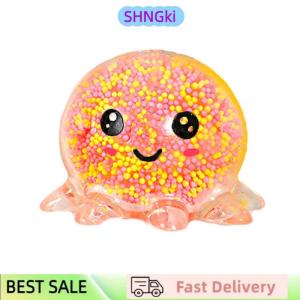 SHNGki Glowing Light Squid Vent Ball Squeeze Toys Bubble Octopus Ball Stress Relief Toy