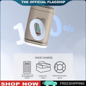 [ZENLEA6]ปั๊มลมไฟฟ้าชาร์จได้ 1200mAh ความสว่าง 100LM ความดัน 4000Pa สำหรับแสงไฟแคมป์ปิ้งและวงสวิง เหมาะสำหรับการใช้งานกลางแจ้ง