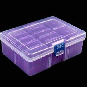 XUANY 14pcs/set with Sorting Compartments Transparent Plastic Storage Box Set Multifunctional Dustproof Jewelry Storage Cases Practical Durable 14pcs Organizer Containers for Jewelry Beads  DIY Accessories