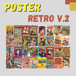 Poster dinding aesthetic koleksi baru