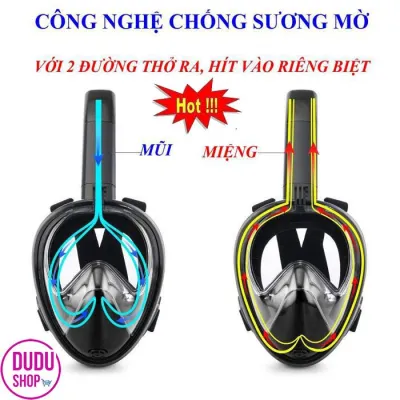 Cửa Hàng Bán Đồ Bơi Trẻ Em Tphcm. Mua Ngay Mặt Nạ Lặn Biển Full Face View 180 Độ Kèm Ống Thở Ngăn Nước Tốt Gắn Được Camera Hành Trình Thoải Mái Trải Nghiệm Dưới Đáy Đại Dương