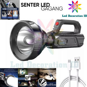 SENTER LED GAGANG SUPER TERANG / SENTER CAS USB