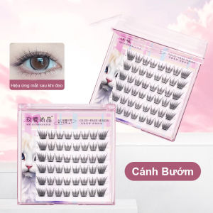 Mi Giả Tự Dính Không Cần Keo Dạng Cụm Lông Mi Tự Nhiên Nhiều Mẫu Dễ Đeo Trang Điểm Hằng Ngày
