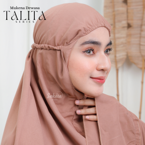 Sakata - Mukena Dewasa Traveling Katun Polos Premium Talita Series