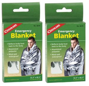 Coghlans Emergency Blanket - 2pcs