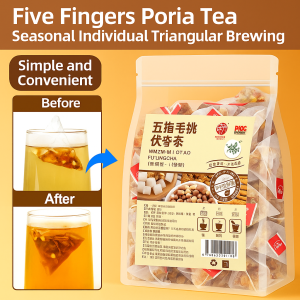 Poria Liver Detox Tea Colon Cleanser Tea Healthy Care Herbal Diet Detox Tea Natural And Organic Clearing Away Heat Detoxifying Tea Bag