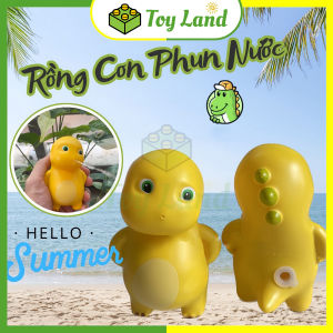 Rồng Con Phun Nước Khủng Long Mặt Cọc Bắn Nước Rồng Troll Dễ Thương Đồ Chơi Trẻ Em Mùa Hè Đi Biển Đi Tắm Quà Tặng