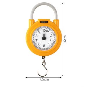 Handheld Scale High Accuracy Portable Kitchen Spring Scale Hanging Scale Small Scale for Home Use COD