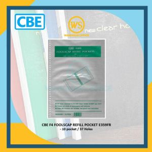 CBE Clear Holder / New Clear Holder File / Document Holder / Display Holder / Paper Holder A4 & F4 (359A / 359F)