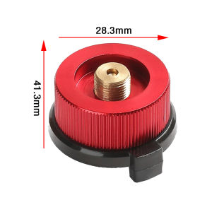 2pcs Aluminium Alloy Gas Cartridge Adapter Conversion Furnace Connector For Butane Gas Cylinder