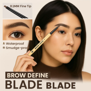 Double Headed Eyebrow Pencil for Women Waterproof and Sweat Proof Natural Three Dimensional Long Lasting Non fading Distinct Roots Wild Eyebrows Makeup Artists Only双头立体眉笔