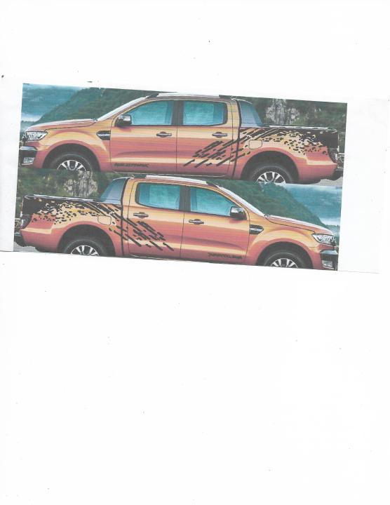 Ford Ranger Body Sticker - Model 1 | Lazada