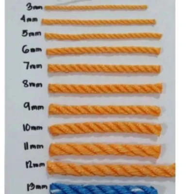 Customized Cut Nylon Rope 200meters (6mm 7mm 8mm 9mm 10mm 11mm 12mm) High Quality Polyethylene