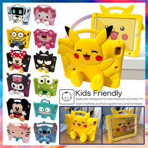Kids Friendly Cartoon Shockproof Tablet Cover Protective Case with invisible stand for iPad 11th A16 10th 9th 8th 7th Gen 10.2 Pro11 M5 Air11 Air5 Air4 Air6 Air7 9.7 mini 7 6 5 4 3
