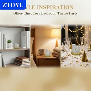 [COD]🔥🔥🔥ZTOYL Miniature 112 Scale Tray and White Candle Set 4Pcs Dollhouse Playhouse Accessories Realistic Home Decoration