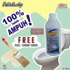 PEMBERSIH PENGHILANG NODA KOTORAN KERAK TOILET KAMAR MANDI 1OOX LEBIH TANGGUH GASPOL