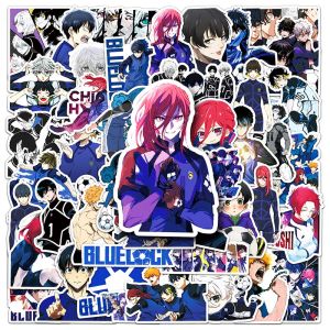 50pcs Football Anime BLUE LOCK Stickers Cool Isagi Yoichi Cartoon Sticker Phone Suitcase Skateboard Graffiti Decals Decor