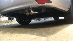 KNALPOT MOBIL RACING 5ZIGEN FULL STAINLESS