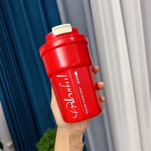 (SG Seller) 316 Coffee Thermos Cup Portable Simple Stainless Steel Vaccum Flask Thermal Cups Hot and Cold Environmental Protection Insulated Cup