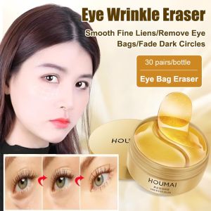 Gold Eye Mask To Reduce Dark Circles  Eye Bags  Fine Lines Tighten Eye Skin Lift Artifact Firming and lifting eye patch fine lines glistening antiwrinkle