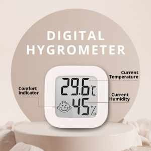Digital Thermo Hygrometer - Indoor Humidity Meter Electronic Indoor Sensor For Home Kitchen Room