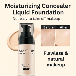 Foundation Cream Lightweight Brighten Skin Tone Foundation Skin-friendly Clear Concealer Is not Easy to Take Off
