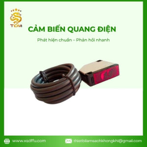 Cảm biến quang điện OMRON lắp trong buồng thổi khí Airshower