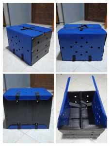 Double Derby Box Collapsible Plastic For Gamefowl