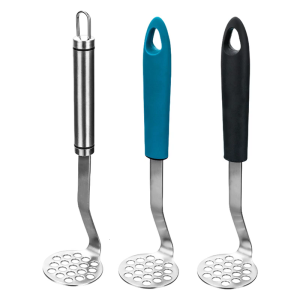 Durable Stainless Steel Masher Pressure Mud Tool Perfect For Bananas Avocados Potatoes And Baby Preparation