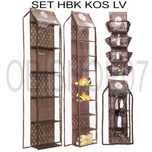 Rak Set 4 in 1 Rak Tas Rak Sepatu  Rak Kosmetik  dan Rak Serbaguna - Rak gantung karakter 4 in 1- OBISHOP07