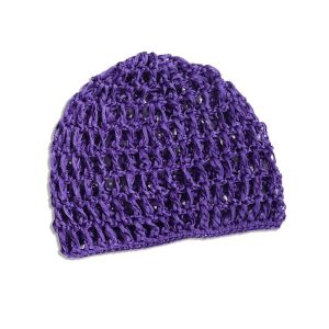 MINIYX Thoáng khí Mũ lưới trùm tóc Lưới rỗng Thoải mái Mũ turban Đơn giản Mũ móc len Mũ hijab dành cho phụ nữ