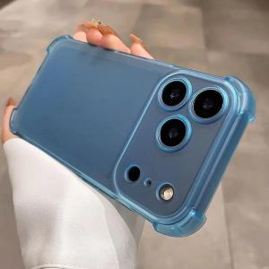Túi khí TPU mờ chống sốc trường hợp đối với iPhone 18 Pro Max 5g vỏ điện thoại mờ silicon mềm ống kính vỏ lưng bảo vệ cho iphone18 18pro