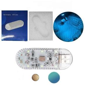 Lampu Plafon Mobil / Lampu LED Tempel Lampu Sentuh Interior Plapon Mobil Car Baterai Isi Ulang USB