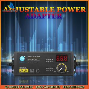 Vktech อะแดปเตอร์ปรับแรงดันไฟฟ้า 3-36V 60W พร้อมปลั๊ก US หน้าจอแสดงผล