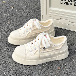 Giày vải giá khuyến mãi cho phụ nữ 2024 Giày trắng mới nguyên bản mùa xuân giày đa năng giày thể thao đế dày cho sinh viên